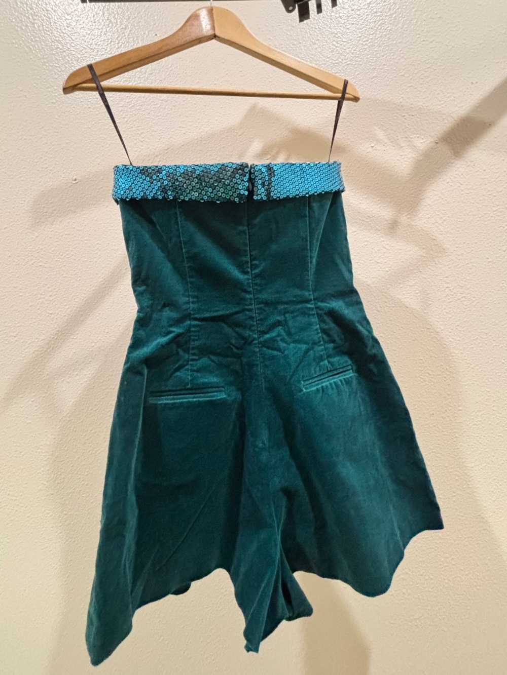 Betsey Johnson Velvet Romper - Picture 4 of 5